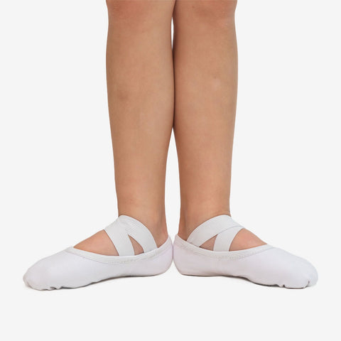 SoDanca SD16S Child Bliss Canvas Ballet Shoe - White