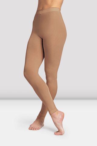 Magenta Microfiber Ankle Length Footless Tights Style# 1025